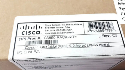 Cisco Catalyst 3850 19, 23, 24 inch and ETSI rack Mount Kit Rack Mount Kit, second-hand product photo 2