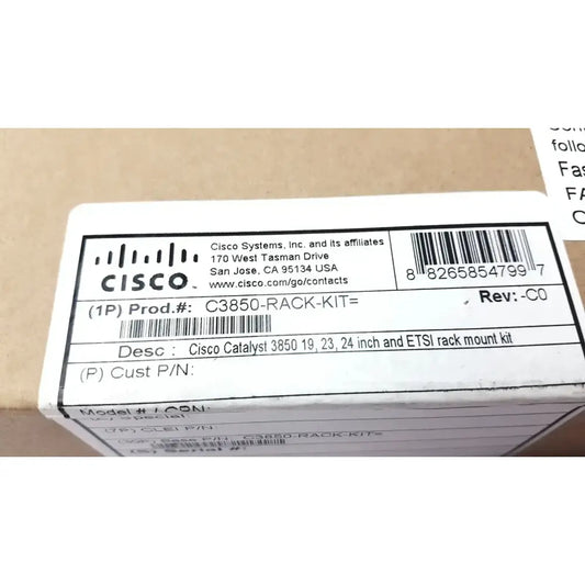 Cisco Catalyst 3850 19, 23, 24 inch and ETSI rack Mount Kit Rack Mount Kit, second-hand product photo 2