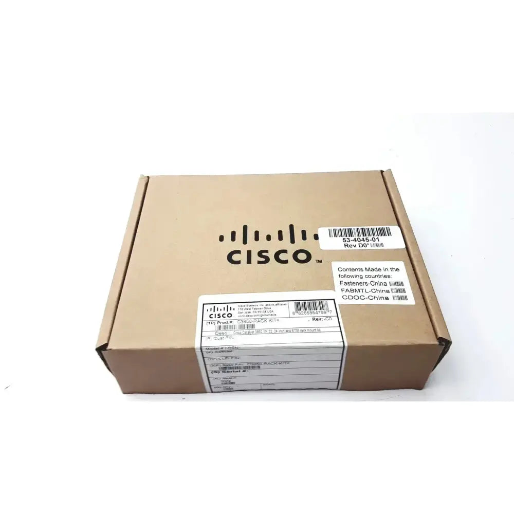 Cisco Catalyst 3850 19, 23, 24 inch and ETSI rack Mount Kit Rack Mount Kit, second-hand product photo 1