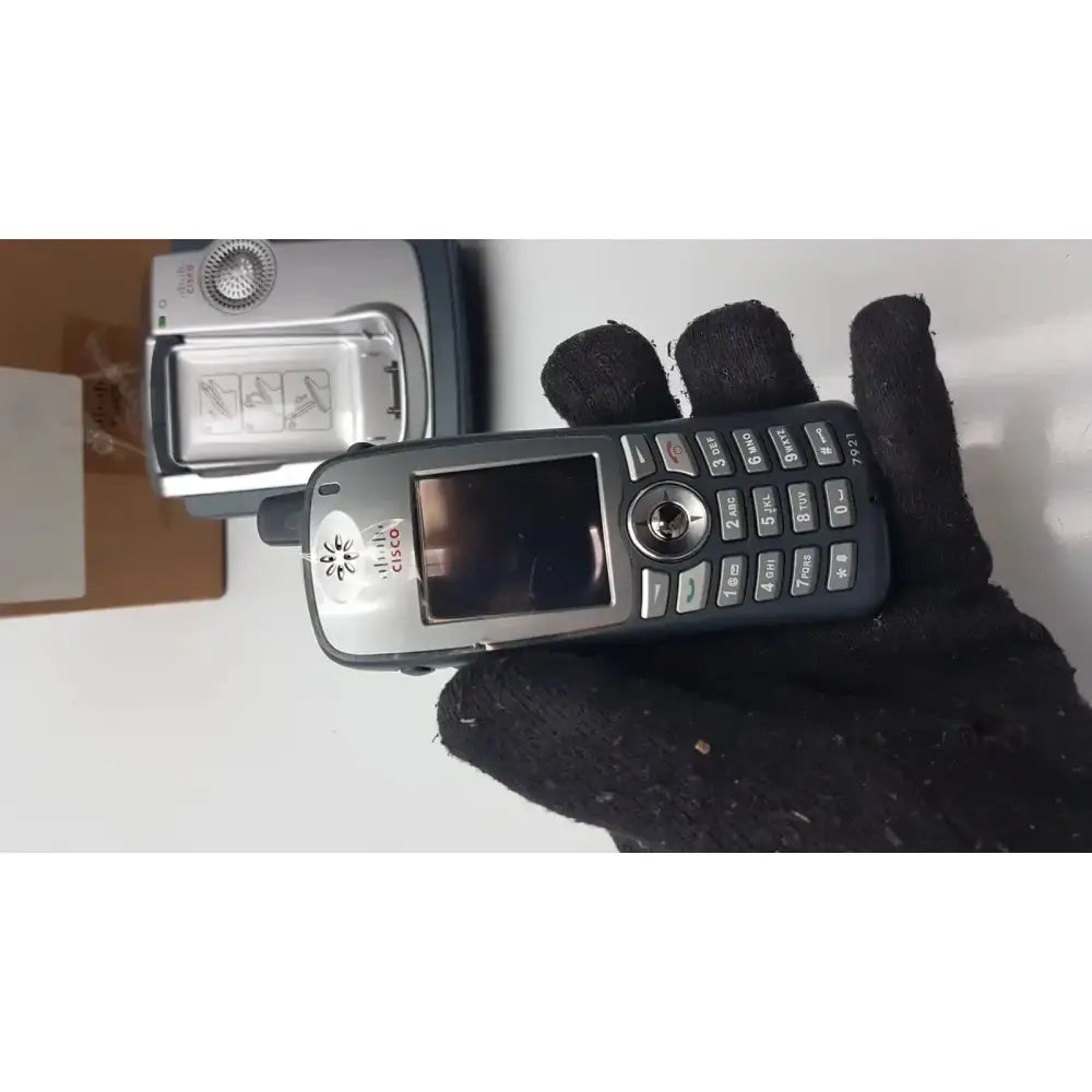 Cisco CP-7921G-A-K9 Wireless Phone With Base and Box Wireless IP Phone, second-hand product photo 7