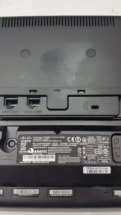 Cisco CP-9971 IP Color Office Phone With Base IP Phone, as-is (for parts) product photo 4