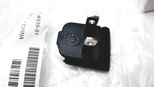 Black plastic power supply adapter with metallic plug and circular logo for cisco supply adapter 7925g ip phone use