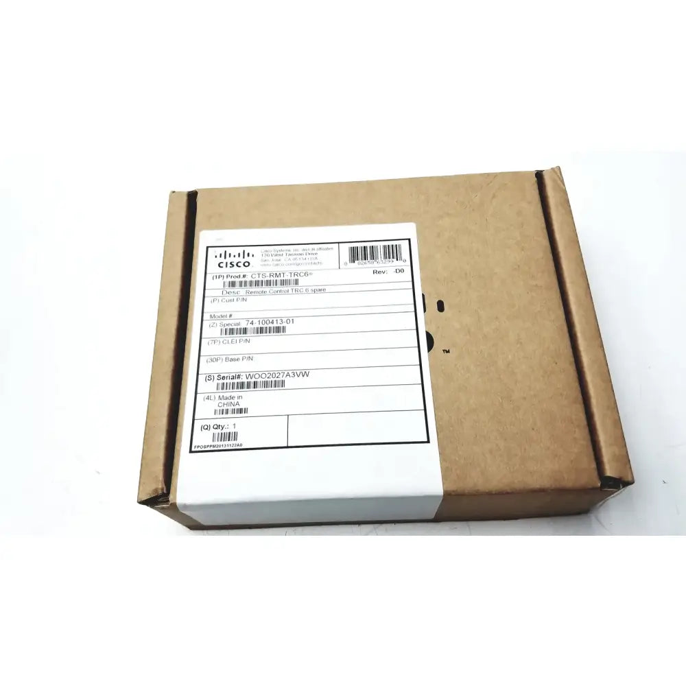 Reuse Medical Cisco CTS-RMT-TRC6 Remote for TelePresence Remote Controls, second-hand product photo 1
