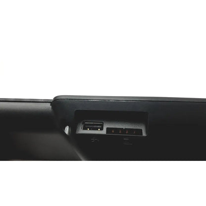 Black plastic usb port with metallic contacts on the side of cisco ip phone 8800 key expansion module