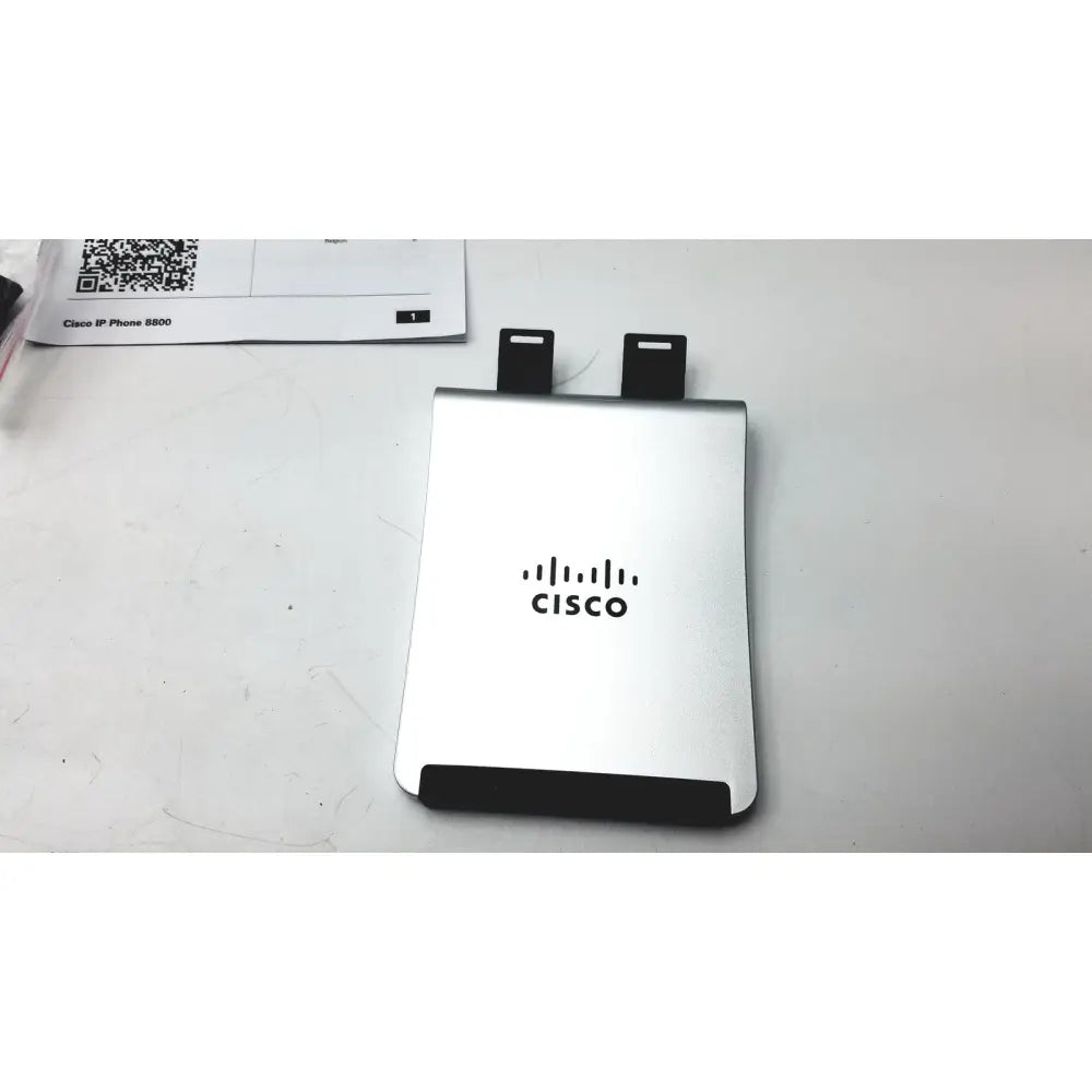 Silver cisco ip phone 8800 key expansion module with black accents and minimalist design for enhanced functionality