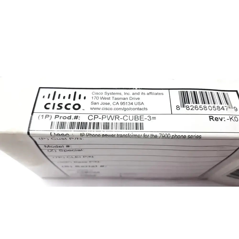 Cisco IP Phone Power Supply CP-PWR-CUBE-3 Power Supply, second-hand product photo 2