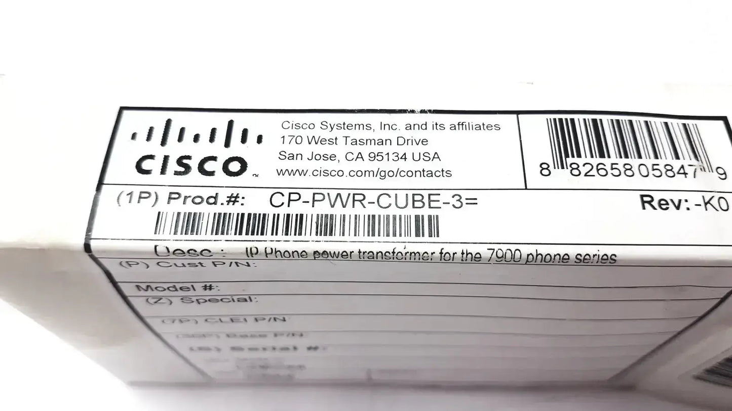 Cisco IP Phone Power Supply CP-PWR-CUBE-3 Power Supply, second-hand product photo 2