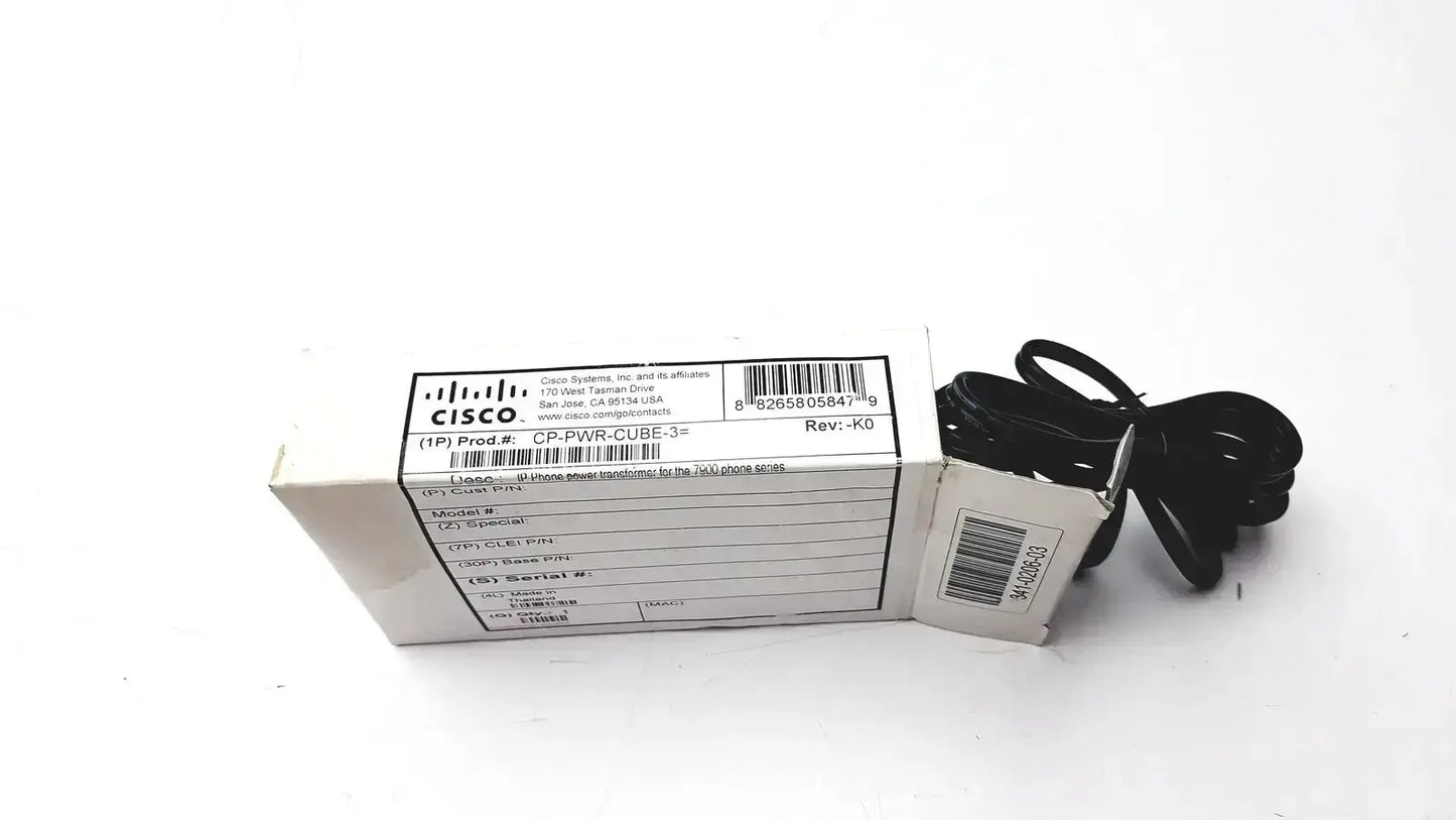 Cisco IP Phone Power Supply CP-PWR-CUBE-3 Power Supply, second-hand product photo 1
