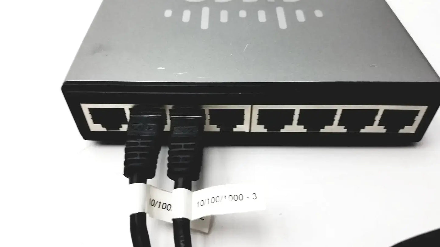 CISCO SLM2008 8-Port Gigabit 10/100/1000 Smart Switch PD Network Switch, as-is (for parts) product photo 7