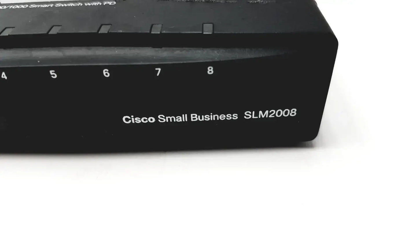 CISCO SLM2008 8-Port Gigabit 10/100/1000 Smart Switch PD Network Switch, as-is (for parts) product photo 3