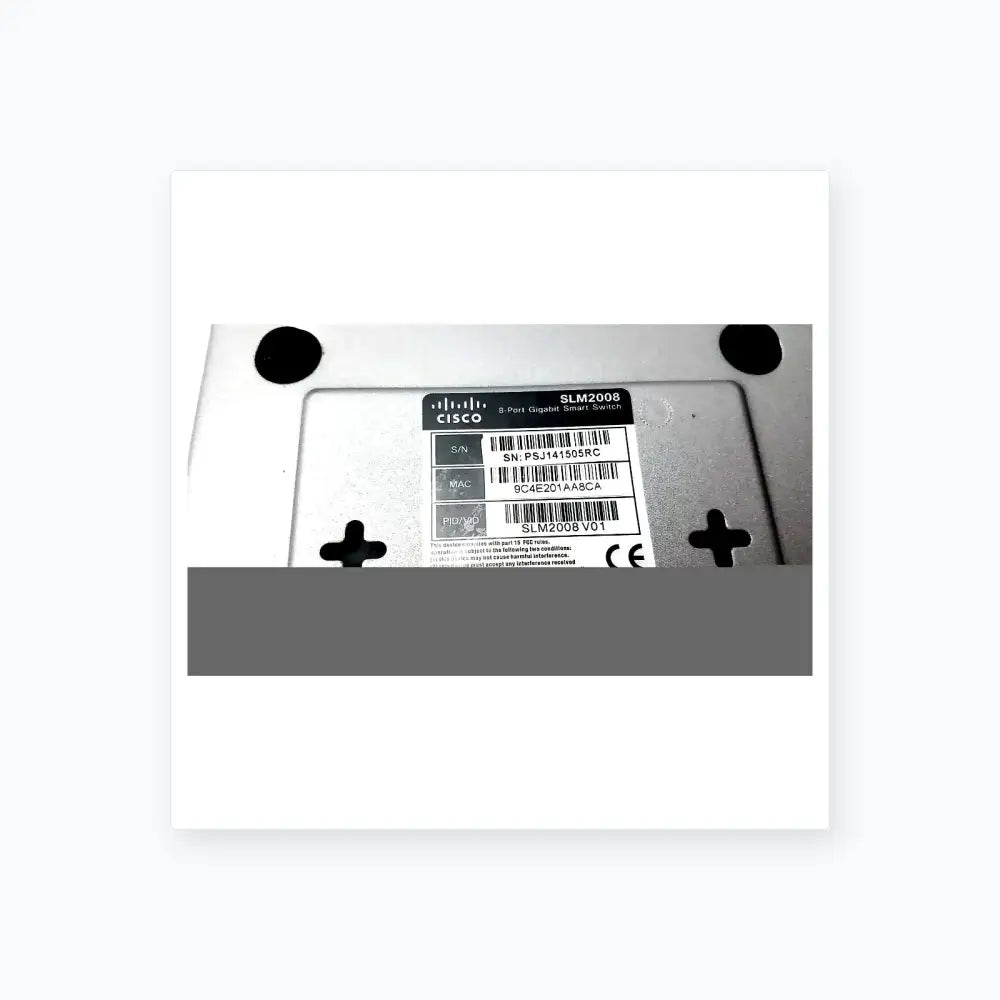 CISCO SLM2008 8-Port Gigabit 10/100/1000 Smart Switch PD Network Switch, as-is (for parts) product photo 9