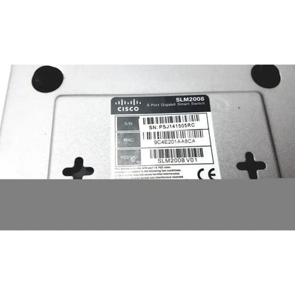 CISCO SLM2008 8-Port Gigabit 10/100/1000 Smart Switch PD Network Switch, as-is (for parts) product photo 9