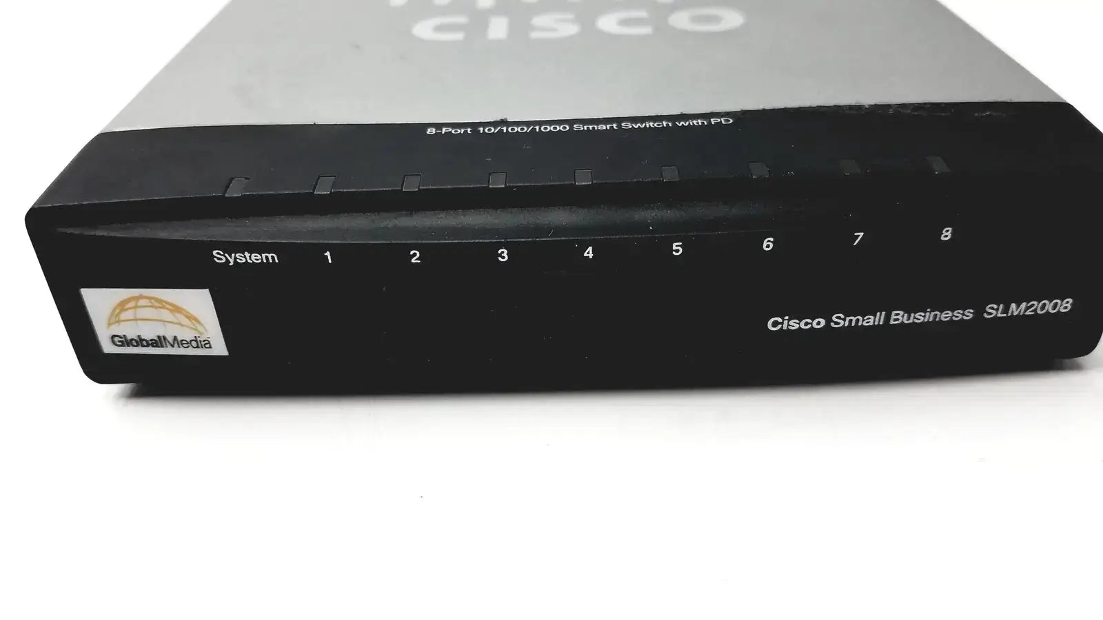 CISCO SLM2008 8-Port Gigabit 10/100/1000 Smart Switch PD Network Switch, as-is (for parts) product photo 1