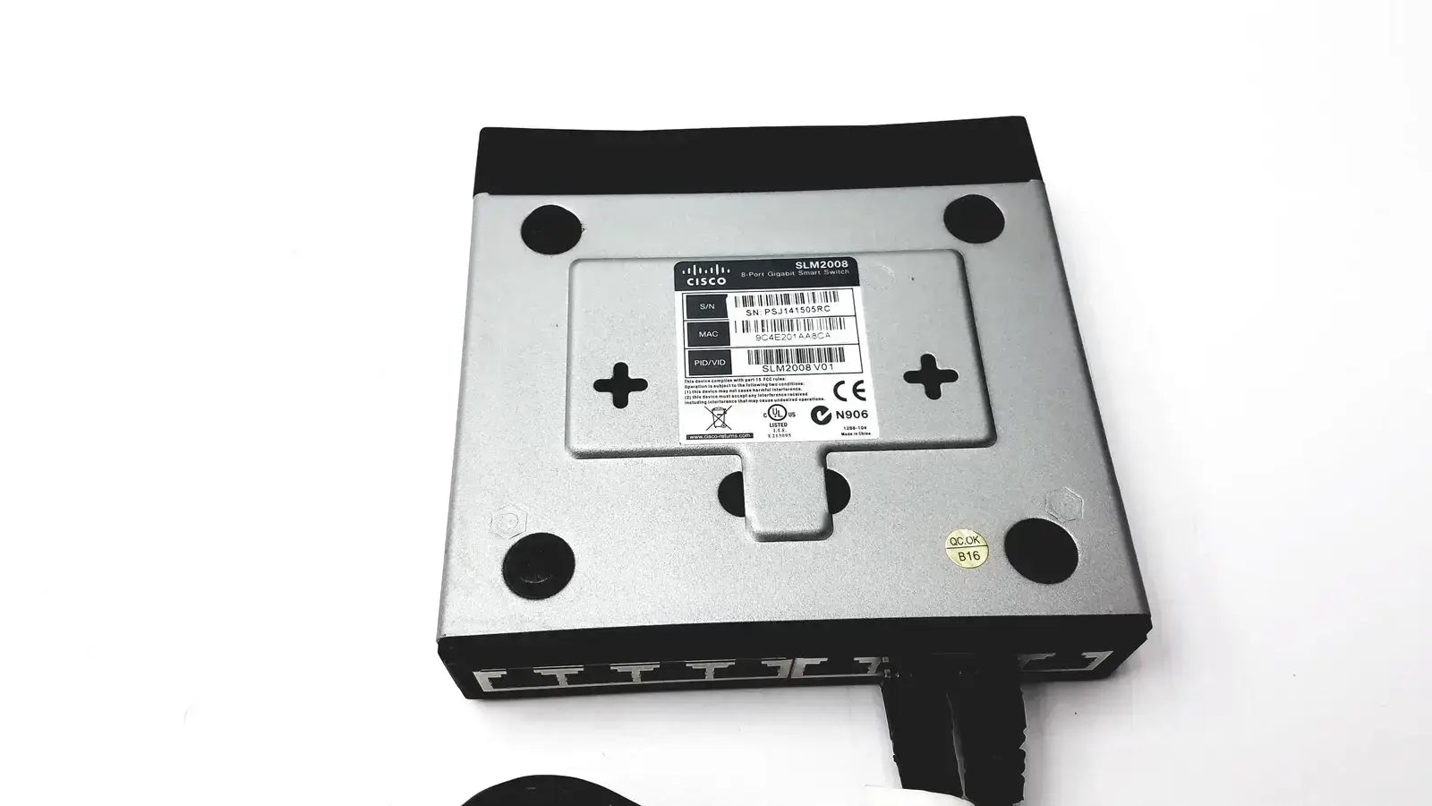 CISCO SLM2008 8-Port Gigabit 10/100/1000 Smart Switch PD Network Switch, as-is (for parts) product photo 10