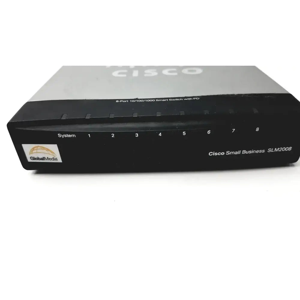CISCO SLM2008 8-Port Gigabit 10/100/1000 Smart Switch PD Network Switch, as-is (for parts) product photo 1