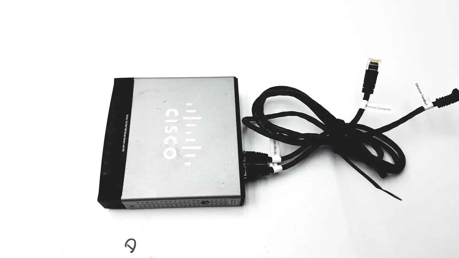 CISCO SLM2008 8-Port Gigabit 10/100/1000 Smart Switch PD Network Switch, as-is (for parts) product photo 4