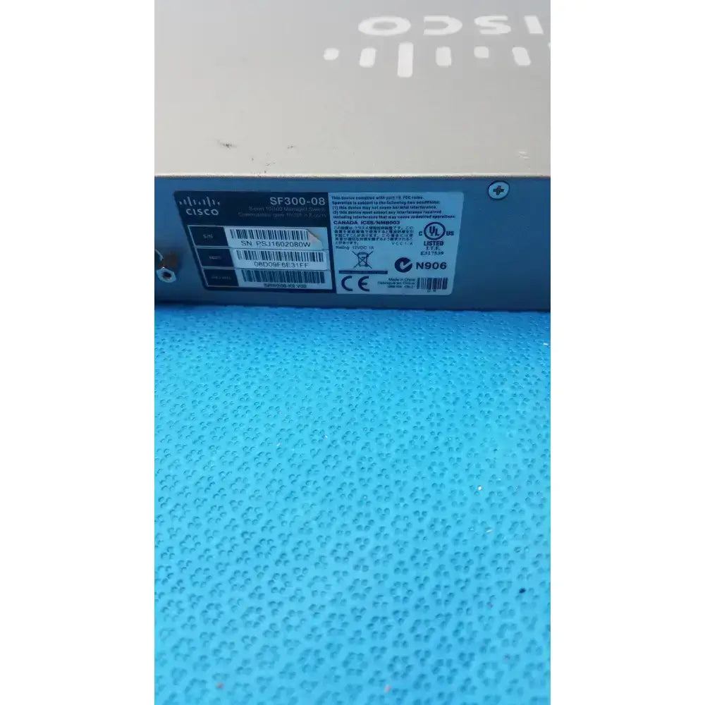 Cisco Small Business SF300-08 Network Switch Network Switch, second-hand product photo 5