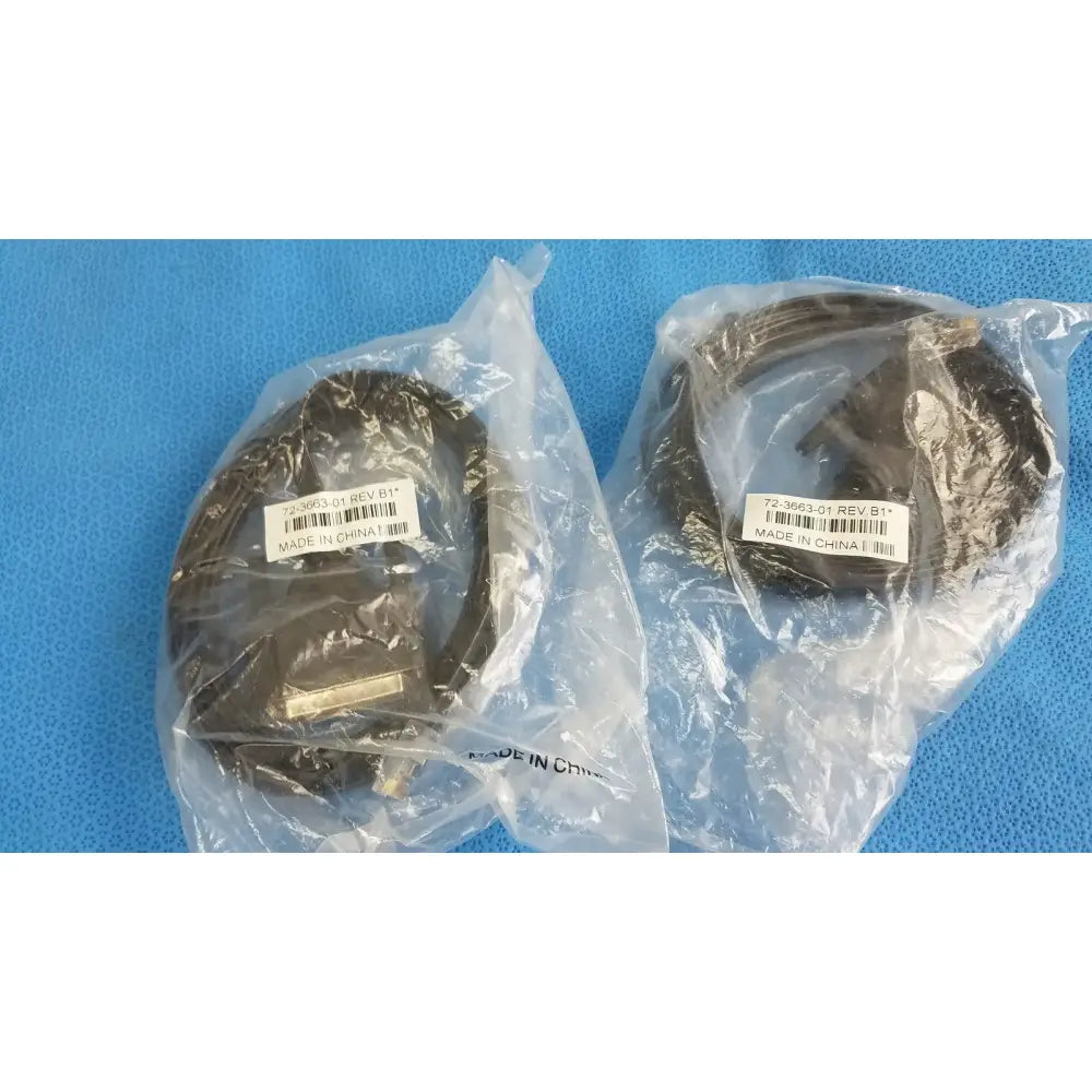 Reuse Medical Cisco Systems Console Cable DB25 Male to RJ45 Serial Management-Lot of 2 Medical Cables & Cords, second-hand product photo 1