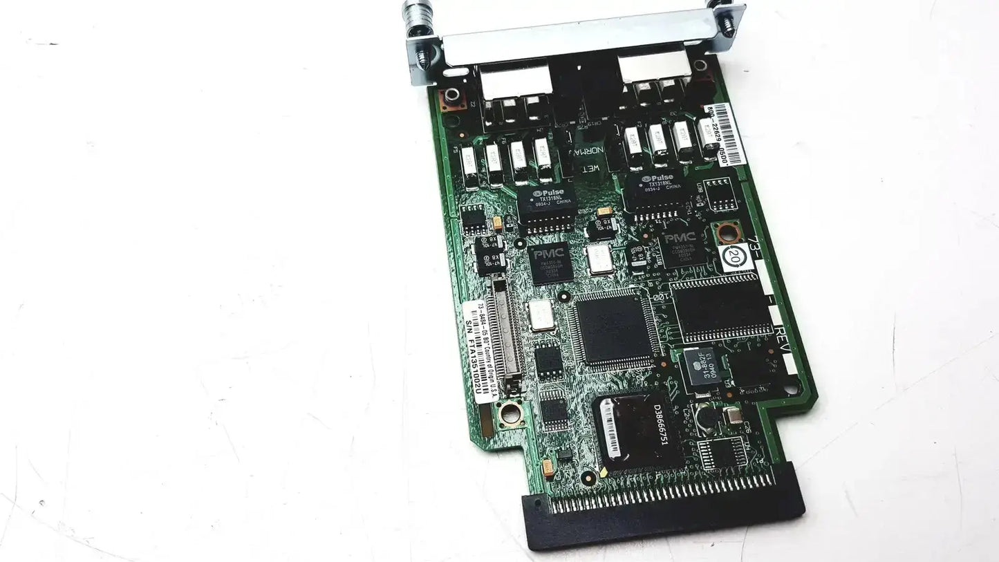 Cisco VWIC2 2MFT-T1/E1 2-Port WAN.VOICE Multiflex Module Network Interface Module, second-hand product photo 3