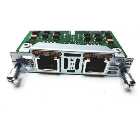 Cisco VWIC2 2MFT-T1/E1 2-Port WAN.VOICE Multiflex Module Network Interface Module, second-hand product photo 1