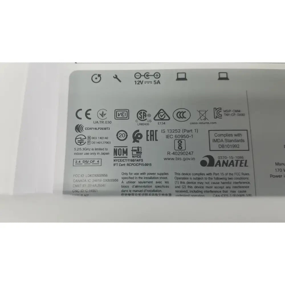 Cisco Webex DX80 Video Collaboration Touch Screen System Video Collaboration System, as-is (for parts) product photo 19
