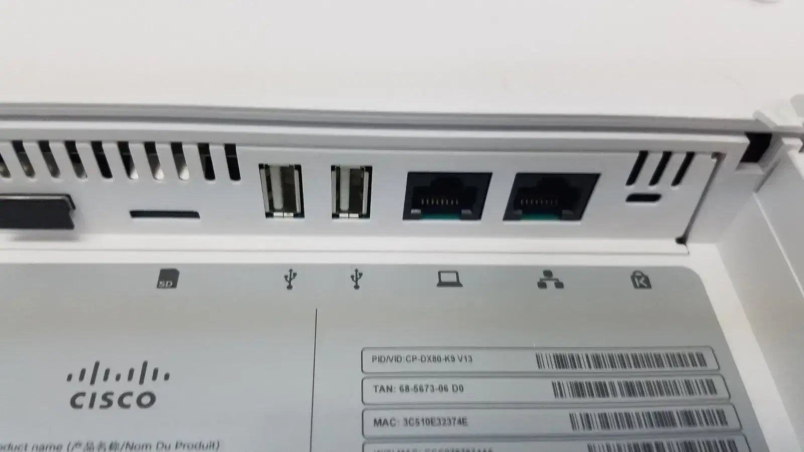 Cisco Webex DX80 Video Collaboration Touch Screen System Video Collaboration System, as-is (for parts) product photo 3