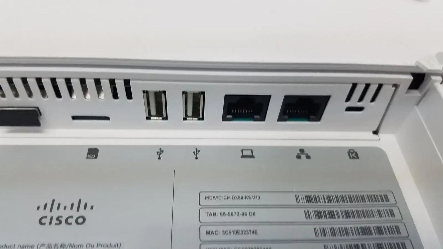 Cisco Webex DX80 Video Collaboration Touch Screen System Video Collaboration System, as-is (for parts) product photo 3