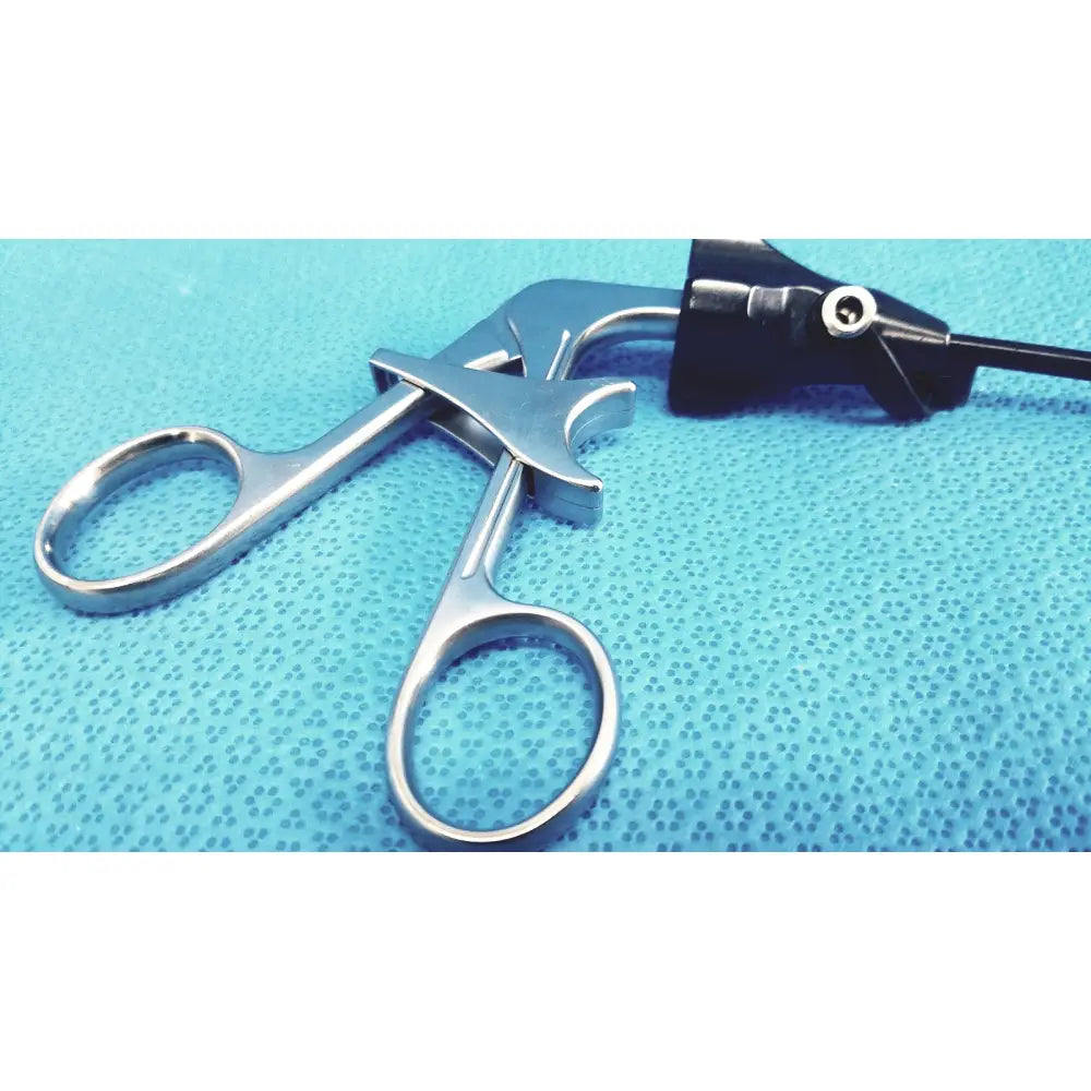 Silver claw gasper surgical forceps with black handle designed for precision reuse medical and laparoscopic instruments use