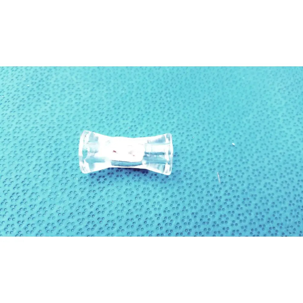 Reuse Medical Clear Glass Earplugs – Lightweight Double Flared Tunnel Plugs for Stretched Lab Flasks, second-hand product photo 1