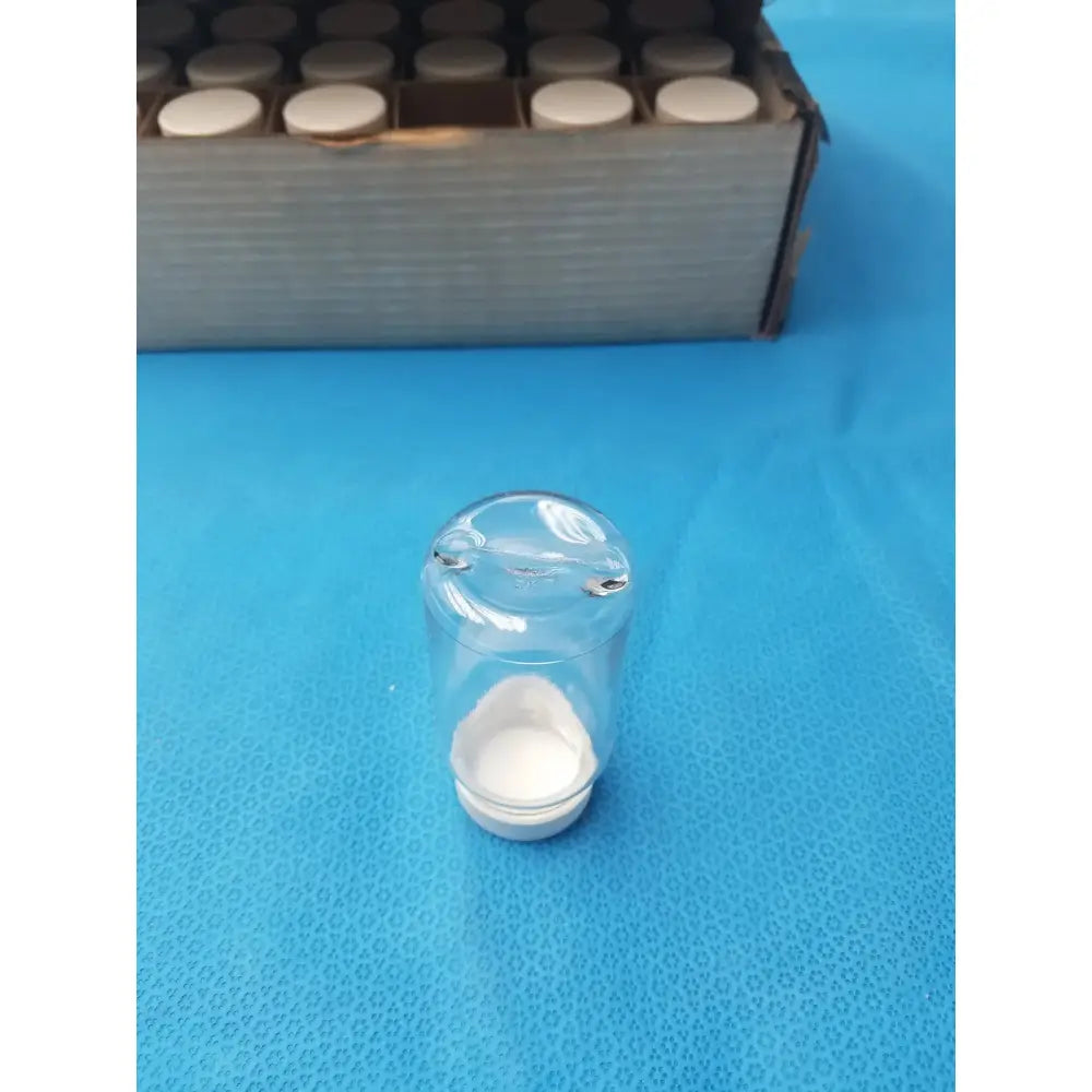 Generic Clear PET Wide Mouth Packer Bottles - White Screw Top Cap - Lot of 24 Packer Bottles, second-hand product photo 6