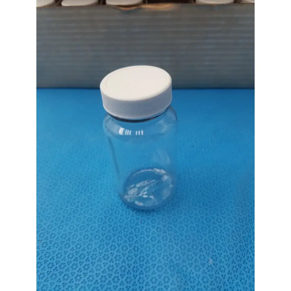 Generic Clear PET Wide Mouth Packer Bottles - White Screw Top Cap - Lot of 24 Packer Bottles, second-hand product photo 4