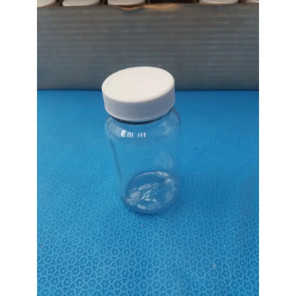 Generic Clear PET Wide Mouth Packer Bottles - White Screw Top Cap - Lot of 24 Packer Bottles, second-hand product photo 4
