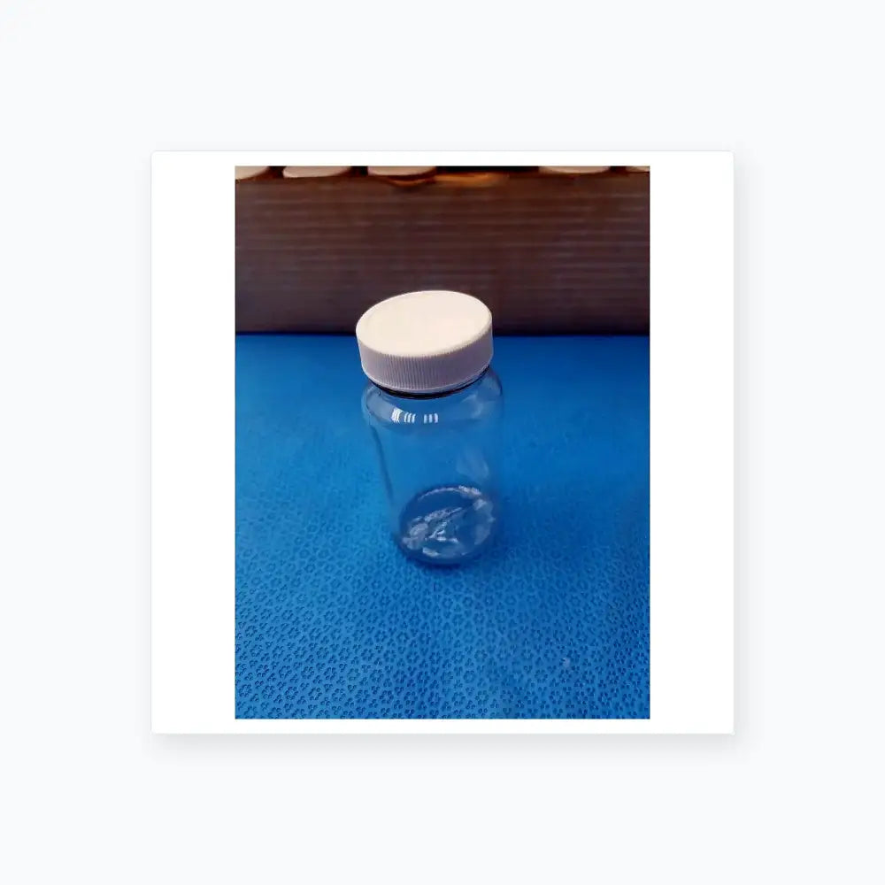 Generic Clear PET Wide Mouth Packer Bottles - White Screw Top Cap - Lot of 24 Packer Bottles, second-hand product photo 4