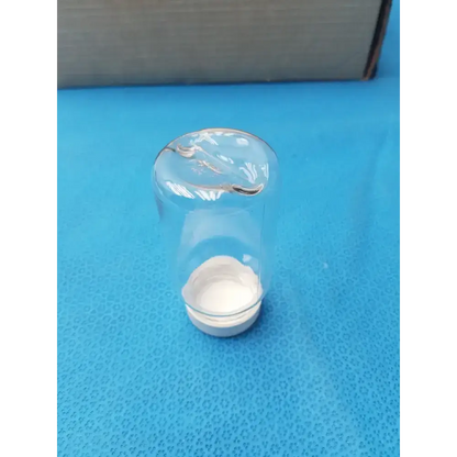 Generic Clear PET Wide Mouth Packer Bottles with White Screw Top Cap - Lot of 24 Laboratory Bottles, second-hand product photo 6