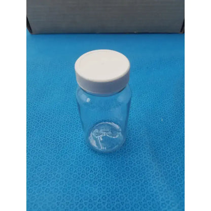 Generic Clear PET Wide Mouth Packer Bottles with White Screw Top Cap - Lot of 24 Laboratory Bottles, second-hand product photo 7