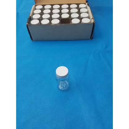 Generic Clear PET Wide Mouth Packer Bottles with White Screw Top Cap - Lot of 24 Laboratory Bottles, second-hand product photo 4
