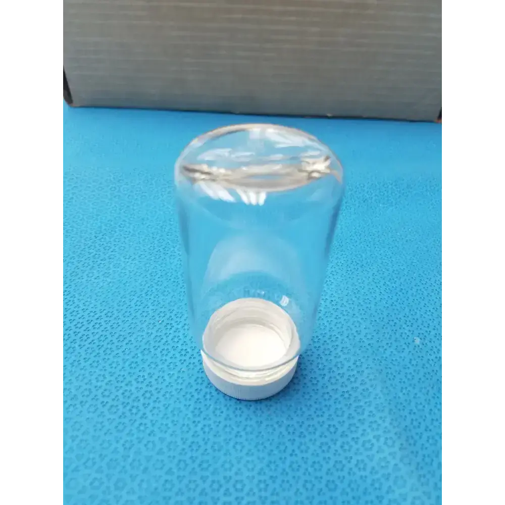 Generic Clear PET Wide Mouth Packer Bottles with White Screw Top Cap - Lot of 24 Laboratory Bottles, second-hand product photo 8