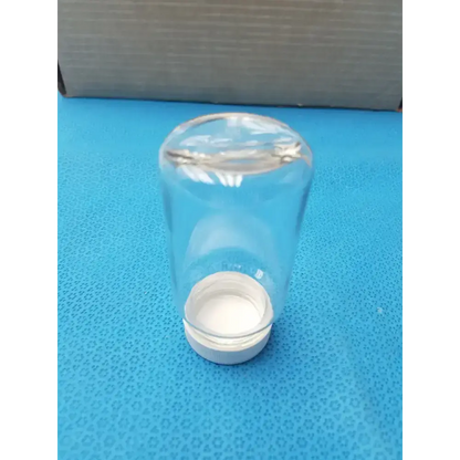 Generic Clear PET Wide Mouth Packer Bottles with White Screw Top Cap - Lot of 24 Laboratory Bottles, second-hand product photo 8