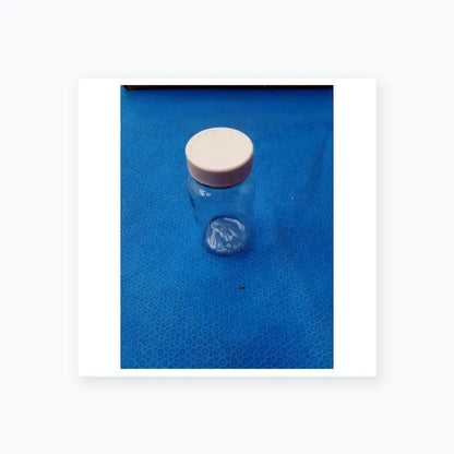 Generic Clear PET Wide Mouth Packer Bottles with White Screw Top Cap - Lot of 24 Laboratory Bottles, second-hand product photo 5