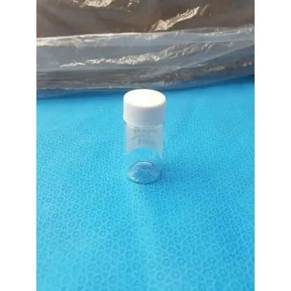 Unbranded Clear PET Wide Mouth Packer Bottles with White Screw Top Cap - Lot of 64 Packer Bottles, second-hand product photo 6