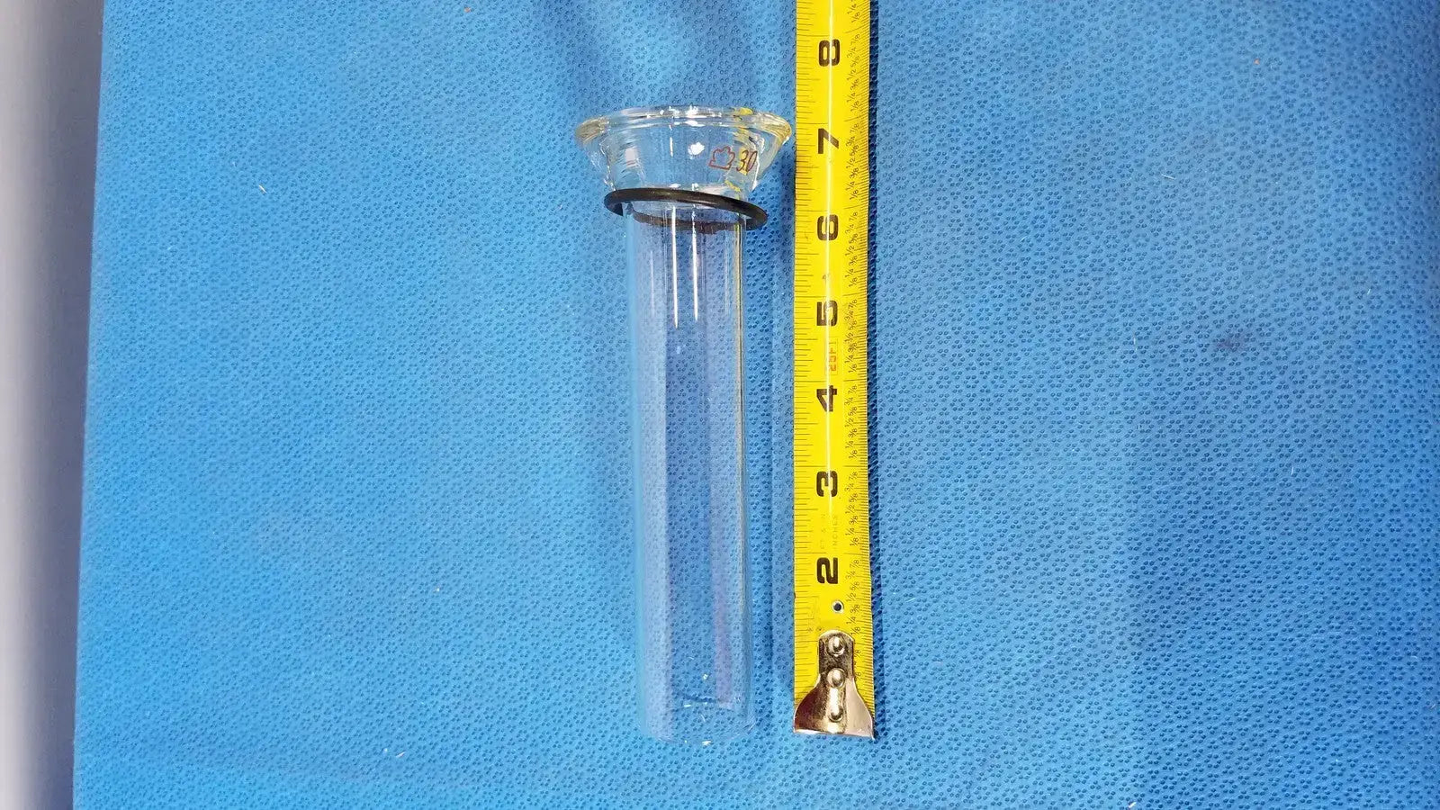 KONTES CLEAR-SEAL JOINT SIZE 30 SOCKET Borosilicate Glass Laboratory Glassware Part, second-hand product photo 6