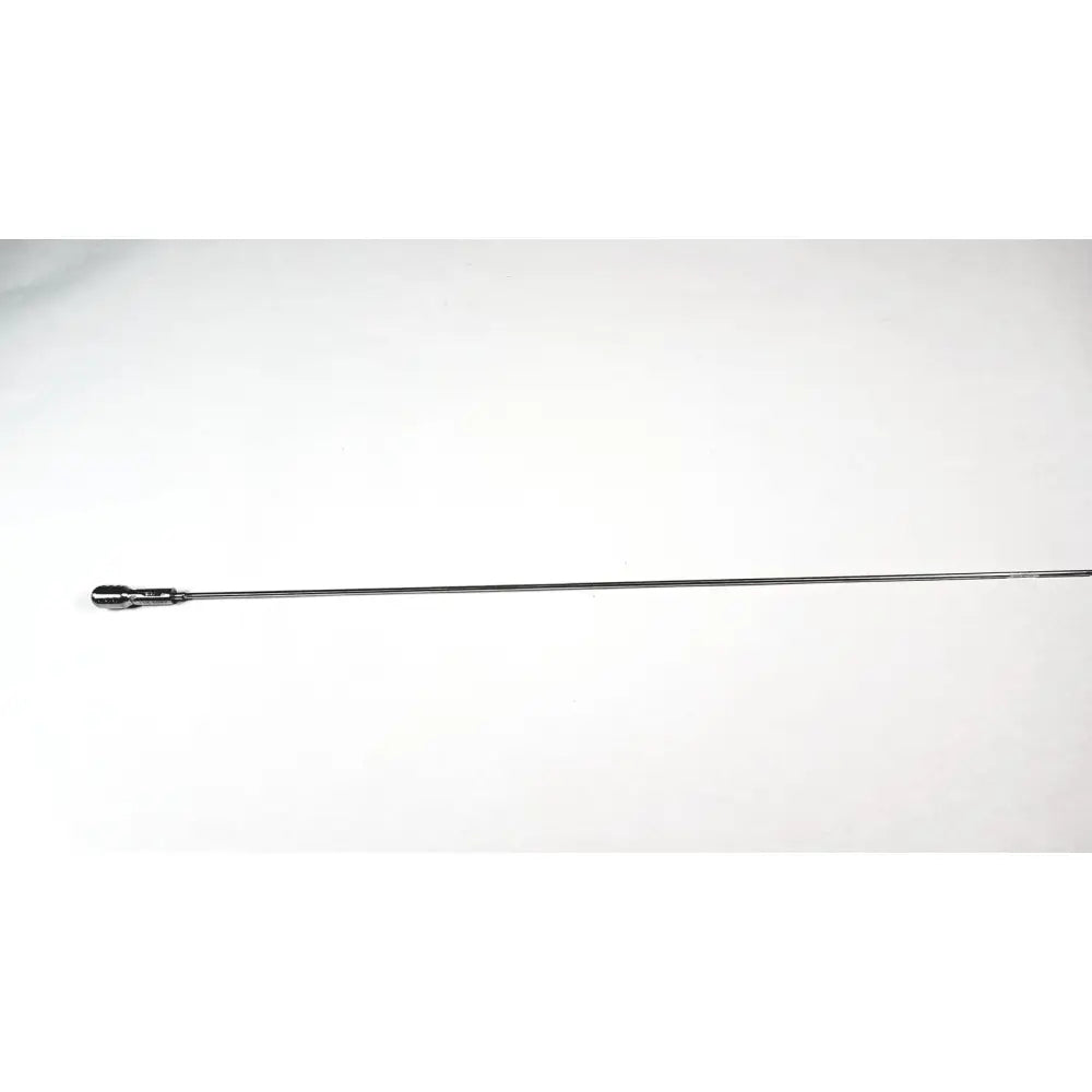 Clickline forceps insert chrome finish surgical instrument replacement part featuring a polished metallic spoke with end cap