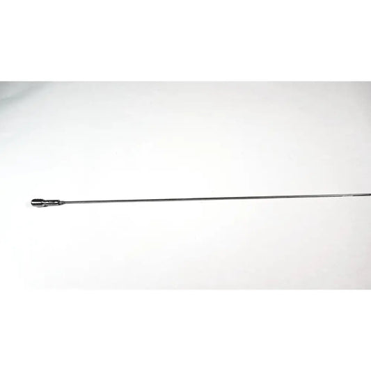 Clickline forceps insert chrome finish surgical instrument replacement part featuring a polished metallic spoke with end cap
