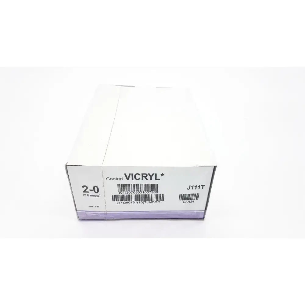 Coated Undyed Braided J111T, 2-0 18" Surgical Suture, second-hand product photo 3