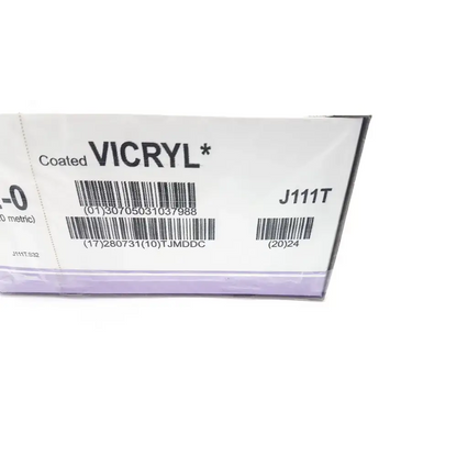 Coated Undyed Braided J111T, 2-0 18" Surgical Suture, new product photo 7