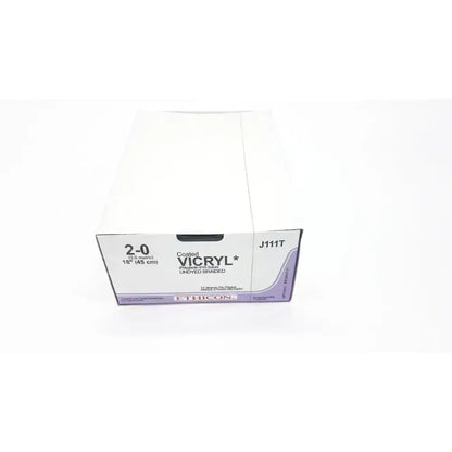 Coated Undyed Braided J111T, 2-0 18" Surgical Suture, second-hand product photo 1