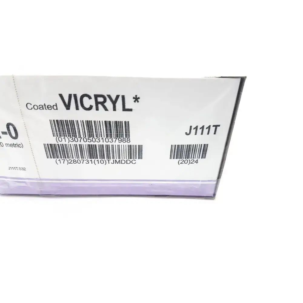 Coated Undyed Braided J111T, 2-0 18" Surgical Suture, second-hand product photo 7