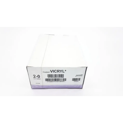 Coated Undyed Braided J111T, 2-0 18" Surgical Suture, second-hand product photo 3