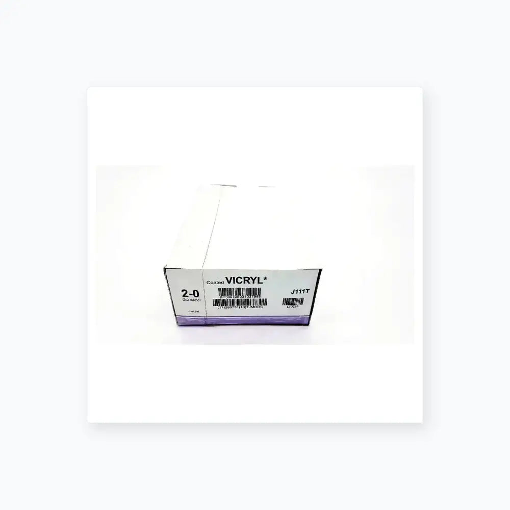 Coated Undyed Braided J111T, 2-0 18" Surgical Suture, second-hand product photo 3