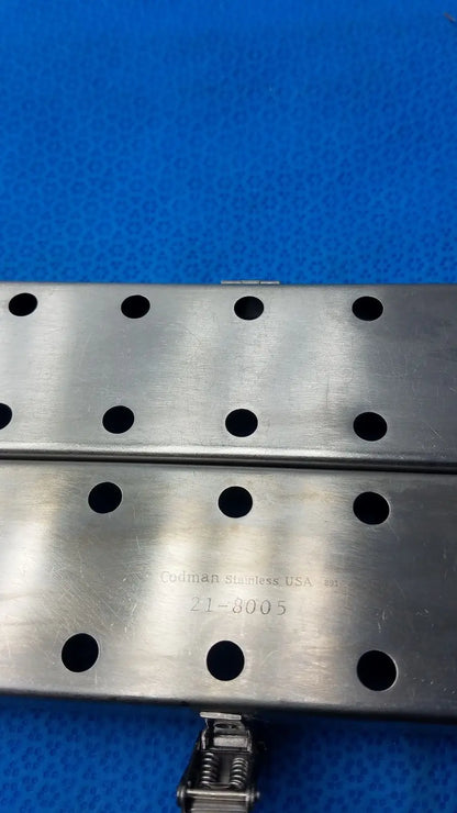 Codman 21-8005 Stainless Steel Dilator Case Surgical Instrument Case, second-hand product photo 9